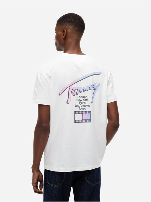 Tee Shirt col rond - Tommy jeans - Kiabi