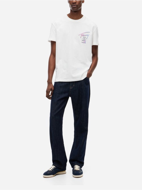 Tee Shirt col rond - Tommy jeans - Kiabi
