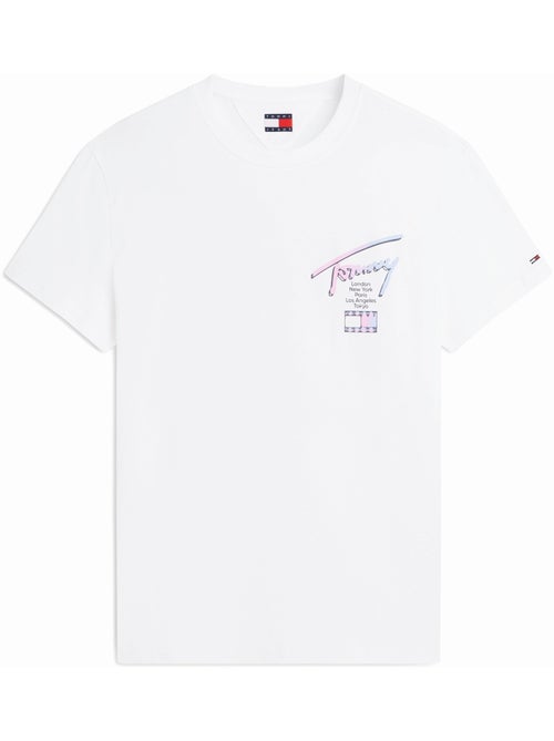 Tee Shirt col rond - Tommy jeans - Kiabi