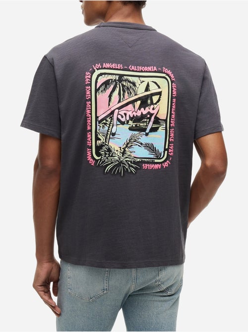 Tee Shirt col rond - Tommy jeans - Kiabi