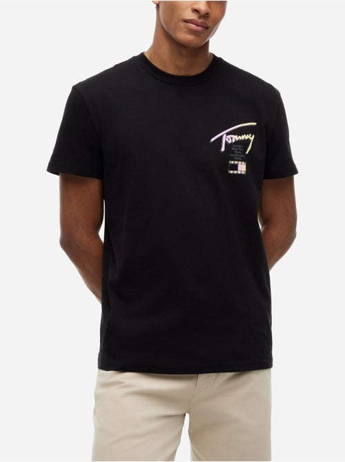 Tee Shirt col rond - Tommy jeans - Kiabi
