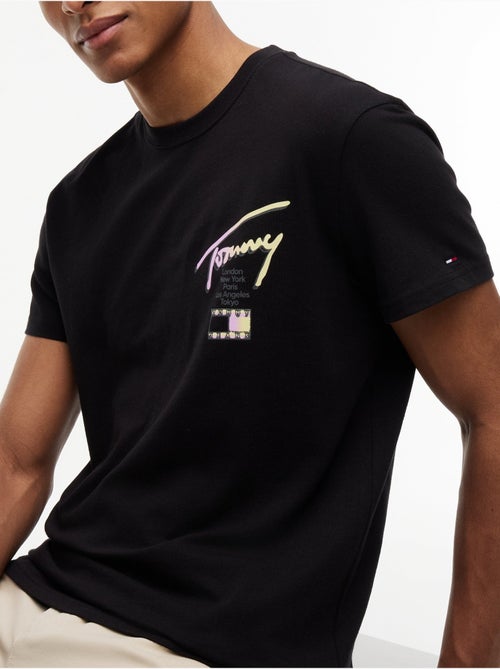 Tee Shirt col rond - Tommy jeans - Kiabi
