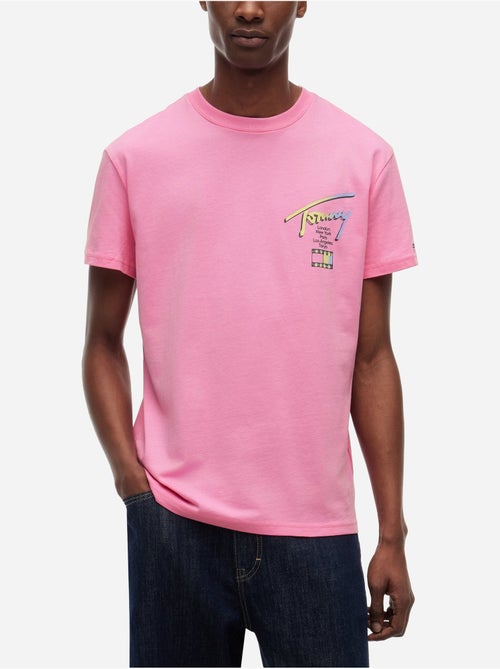 Tee Shirt col rond - Tommy jeans - Kiabi