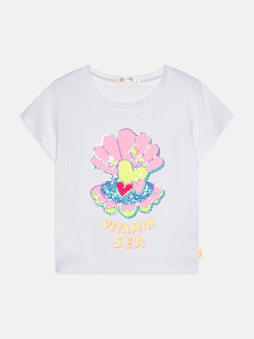 Tee shirt col rond - Kiabi