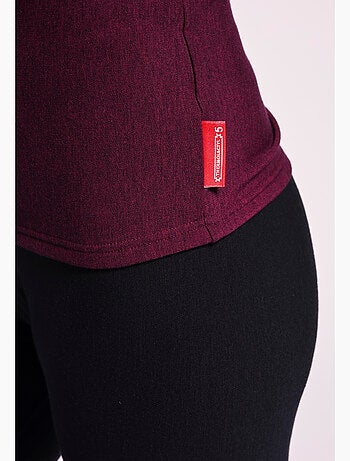 Tee-shirt col rond comfort Thermolactyl 5 femme thermique - DamartSport