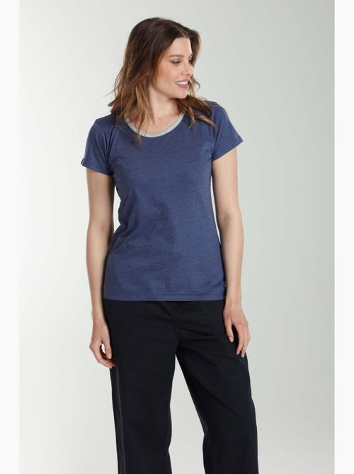 Tee shirt col rond lurex manches courtes femme Tee Summer Twilight | Gerard Pasquier - Kiabi Tee shirt col rond lurex manches courtes femme Tee Summer Twilight | Gerard Pasquier - Kiabi