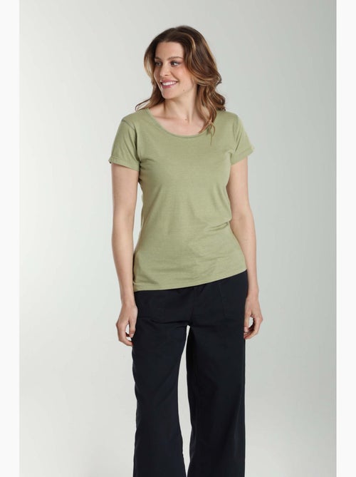 Tee shirt col rond manches courtes femme Marine | Gerard Pasquier - Kiabi Tee shirt col rond manches courtes femme Marine | Gerard Pasquier - Kiabi