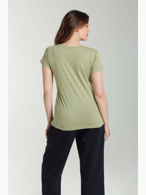 Tee shirt col rond manches courtes femme Marine | Gerard Pasquier - Kiabi Tee shirt col rond manches courtes femme Marine | Gerard Pasquier - Kiabi