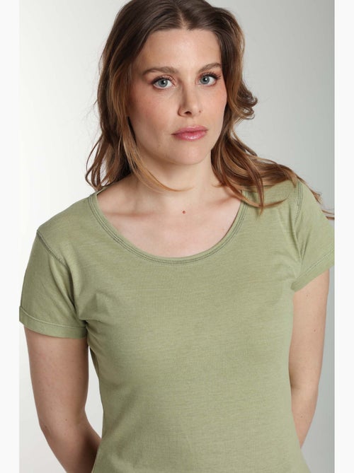 Tee shirt col rond manches courtes femme Marine | Gerard Pasquier - Kiabi Tee shirt col rond manches courtes femme Marine | Gerard Pasquier - Kiabi