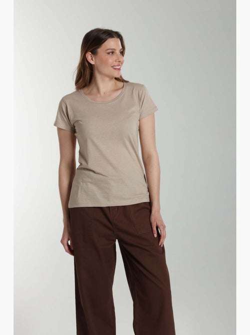 Tee shirt col rond manches courtes femme Marine | Gerard Pasquier - Kiabi Tee shirt col rond manches courtes femme Marine | Gerard Pasquier - Kiabi