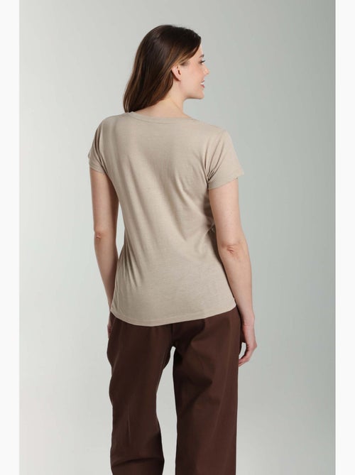 Tee shirt col rond manches courtes femme Marine | Gerard Pasquier - Kiabi Tee shirt col rond manches courtes femme Marine | Gerard Pasquier - Kiabi