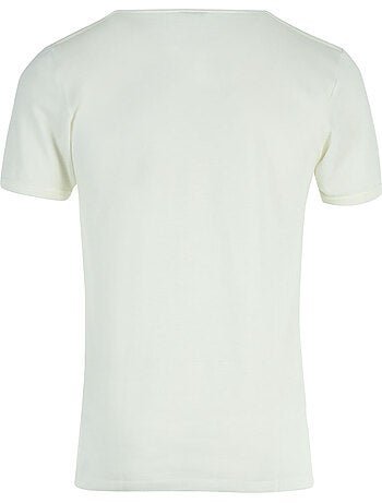 Tee shirt col rond manches courtes homme ligne chaude eminence