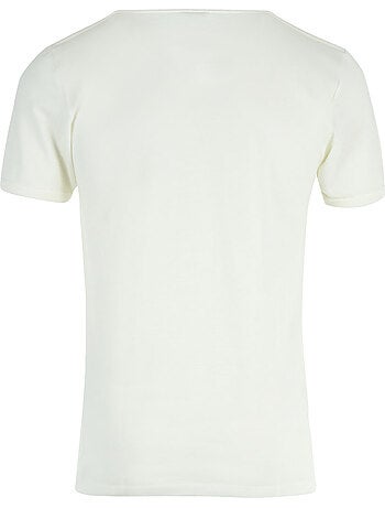 Tee shirt col rond manches courtes homme ligne chaude eminence