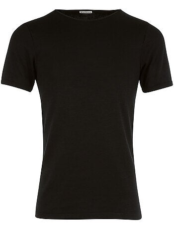 Tee shirt col rond manches courtes homme ligne chaude eminence