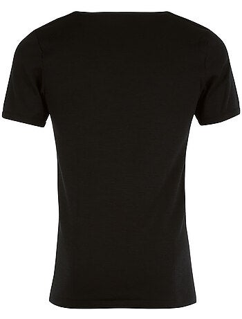 Tee shirt col rond manches courtes homme ligne chaude eminence