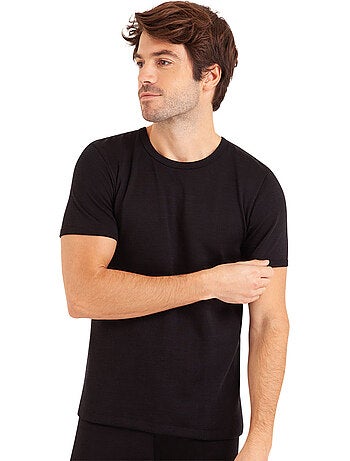 Tee shirt col rond manches courtes homme ligne chaude eminence