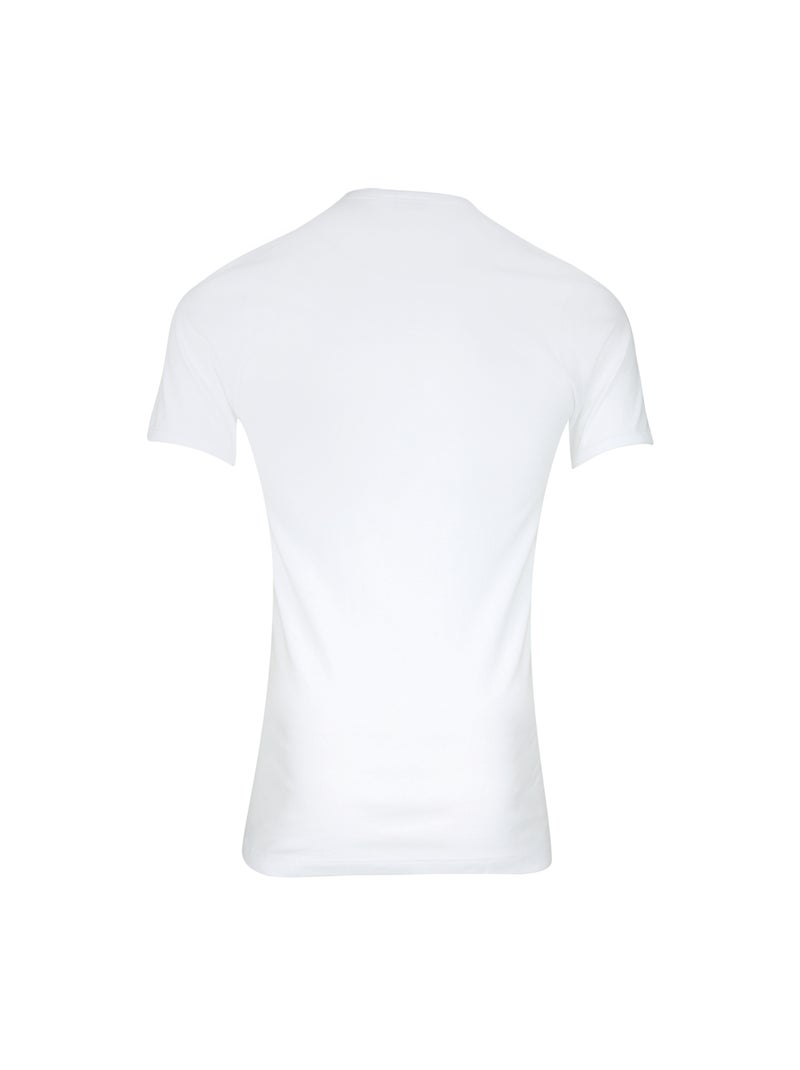 Tee-shirt col rond manches courtes homme Pur coton Premium Fait en France Eminence. Blanc - Kiabi