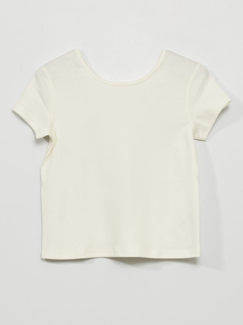 T-Shirt à col rond | Rose | NEW YORKER