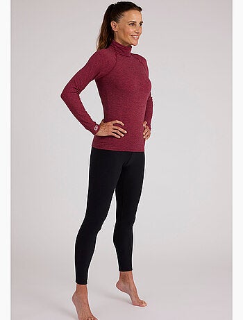Tee-shirt col roulé Comfort Thermolactyl 4 femme thermique - DamartSport