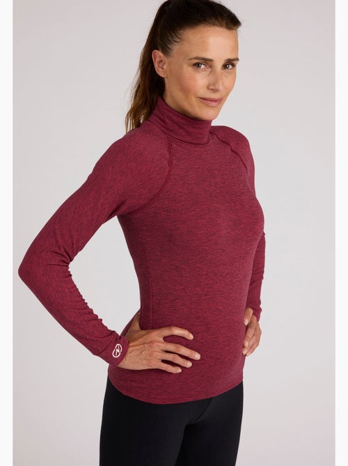 Tee-shirt col roulé Comfort Thermolactyl 4 femme thermique - DamartSport - Kiabi