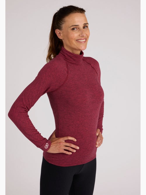 Tee-shirt col roulé Comfort Thermolactyl 4 femme thermique - DamartSport - Kiabi Tee-shirt col roulé Comfort Thermolactyl 4 femme thermique - DamartSport - Kiabi