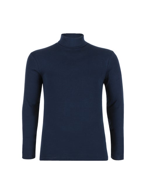 Tee-shirt col roulé manches longues homme Pur coton Eminence - Kiabi