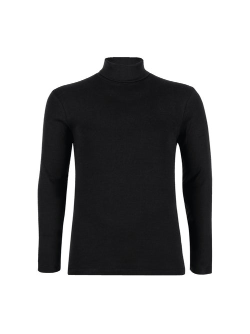 Tee-shirt col roulé manches longues homme Pur coton Eminence - Kiabi