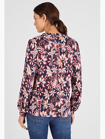 Tee-shirt col tunisien - Damart