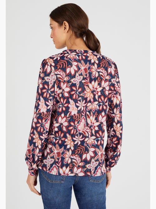 Tee-shirt col tunisien - Damart - Kiabi