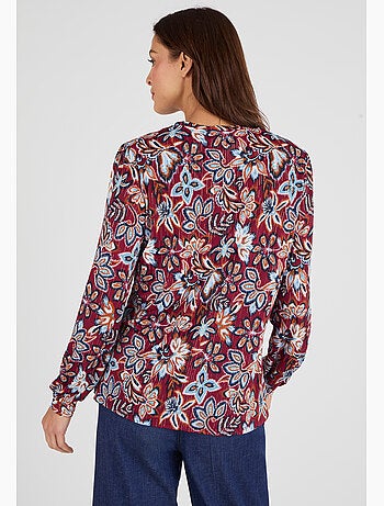 Tee-shirt col tunisien - Damart