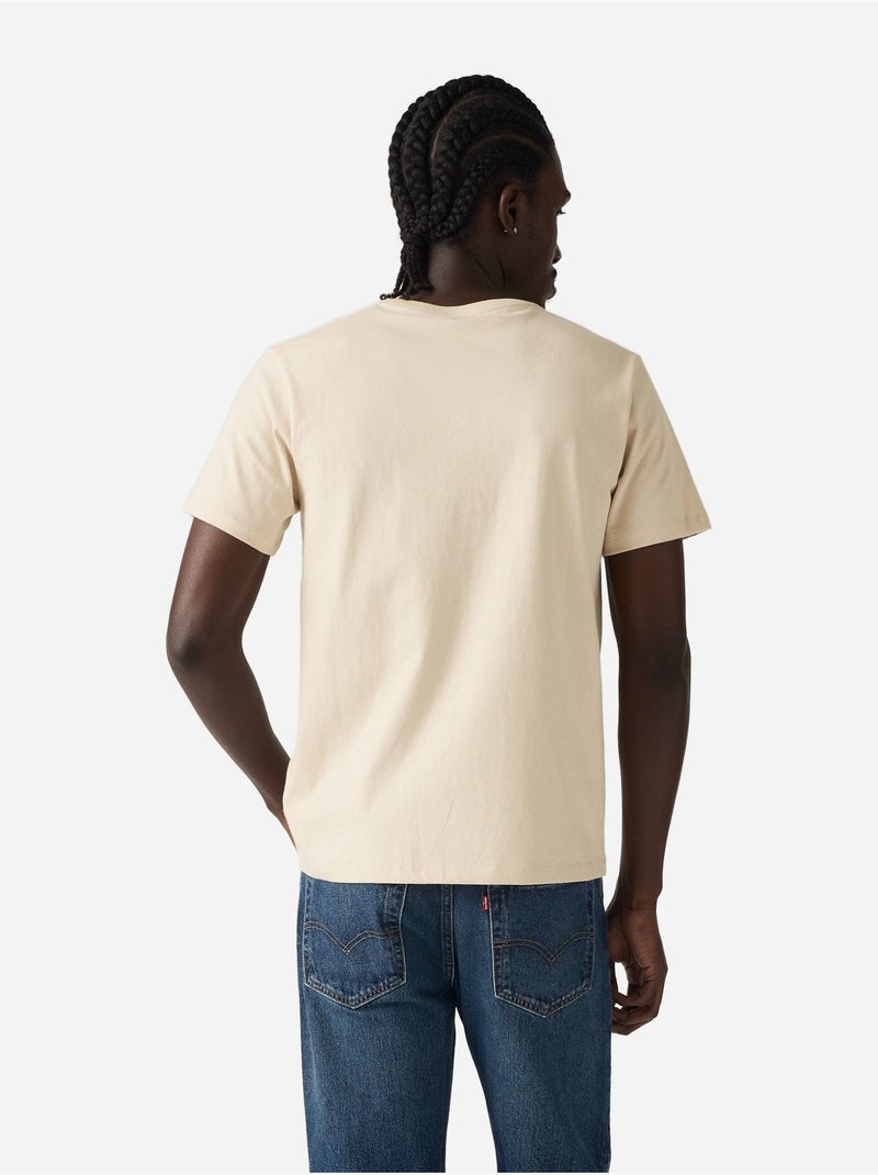 Tee Shirt col v - Levi's Beige - Kiabi
