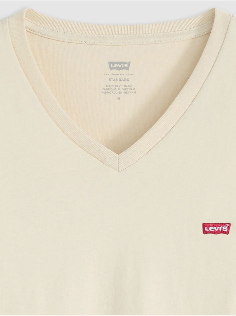 Tee Shirt col v - Levi's Beige - Kiabi