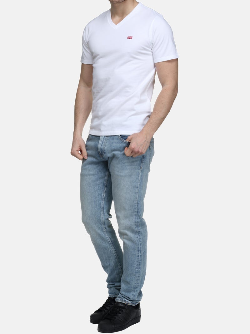Tee Shirt col v - Levi's Blanc - Kiabi