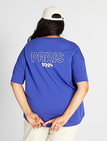 Tee-shirt col V - Paris 2024 - Kiabi
