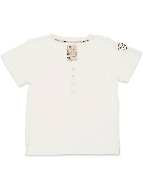 Tee-shirt Col V   à Manches courtes  BEBEL - La Faute à Voltaire - Kiabi