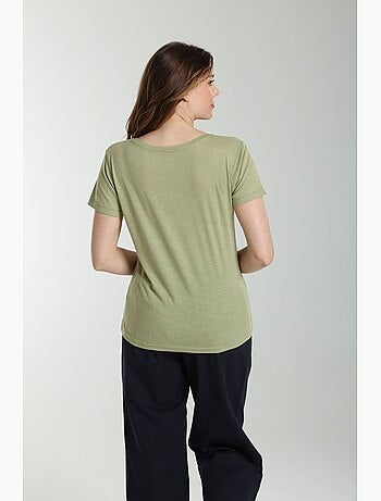 Tee shirt col v manches courtes femme Maddy | Gerard Pasquier