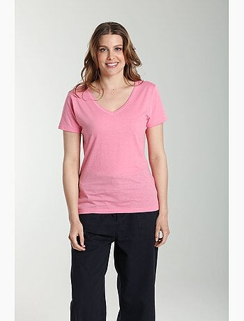 Tee shirt col v manches courtes femme Maddy | Gerard Pasquier