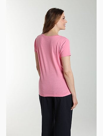Tee shirt col v manches courtes femme Maddy | Gerard Pasquier