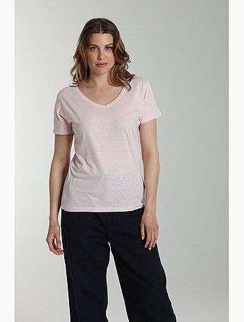 Tee shirt col v manches courtes femme Maddy | Gerard Pasquier
