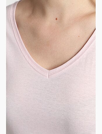 Tee shirt col v manches courtes femme Maddy | Gerard Pasquier