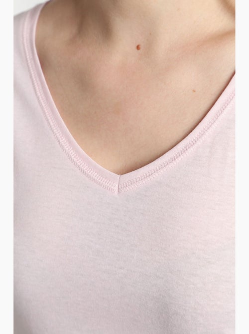 Tee shirt col v manches courtes femme Maddy | Gerard Pasquier - Kiabi