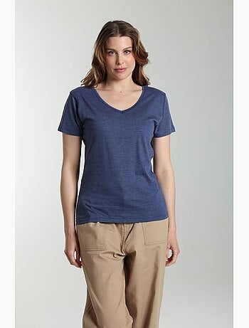 Tee shirt col v manches courtes femme Maddy Twilight | Gerard Pasquier