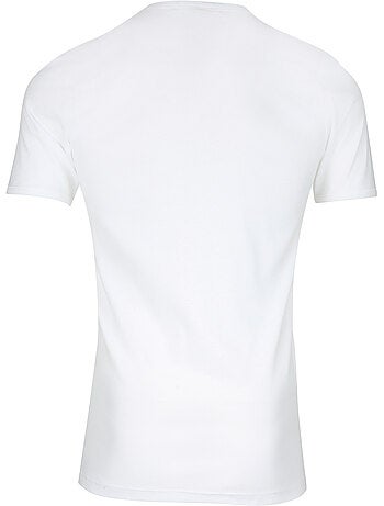 Tee-shirt col V manches courtes homme Pur coton Premium Fait en France Eminence.