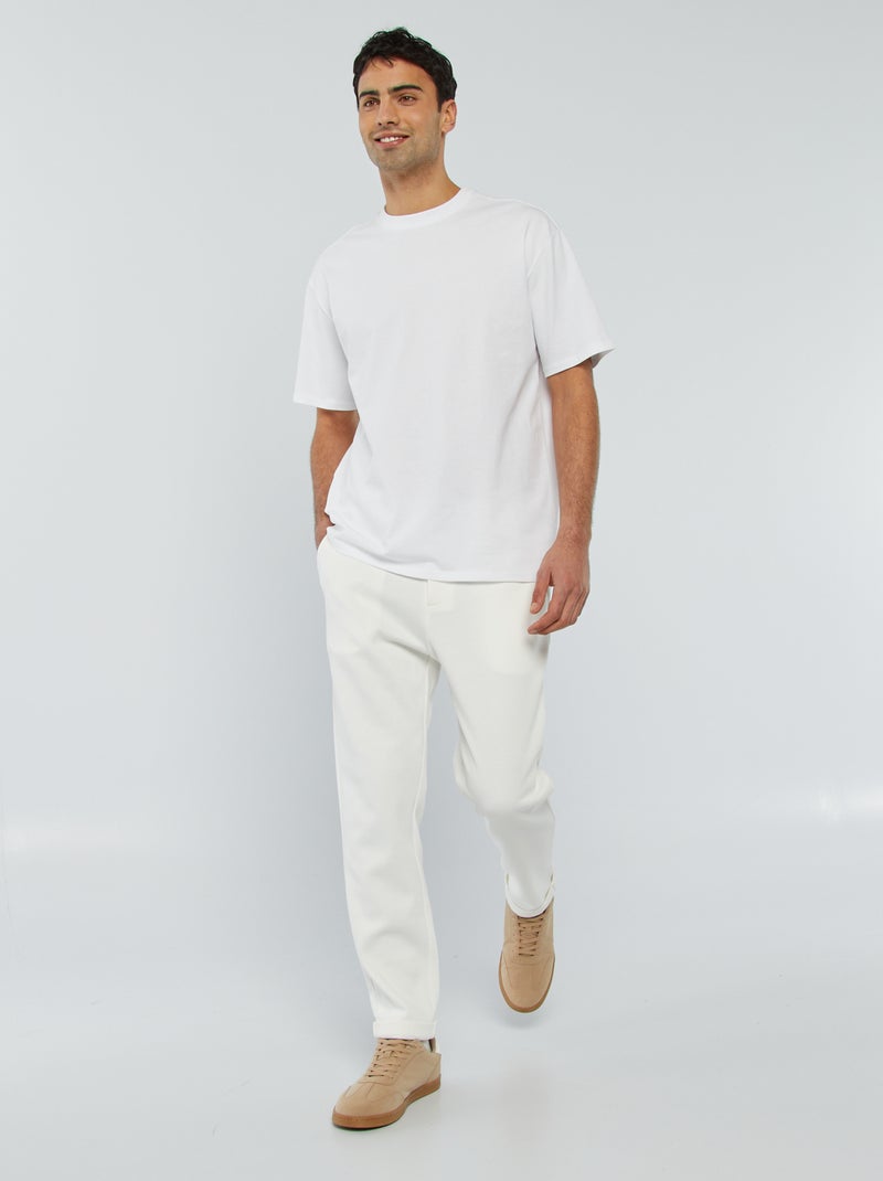 Tee-shirt confort fit Blanc - Kiabi