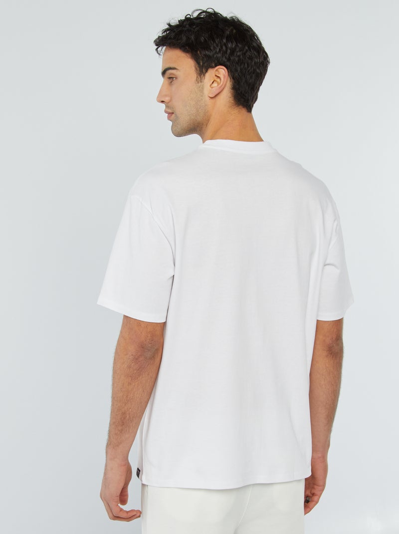 Tee-shirt confort fit Blanc - Kiabi