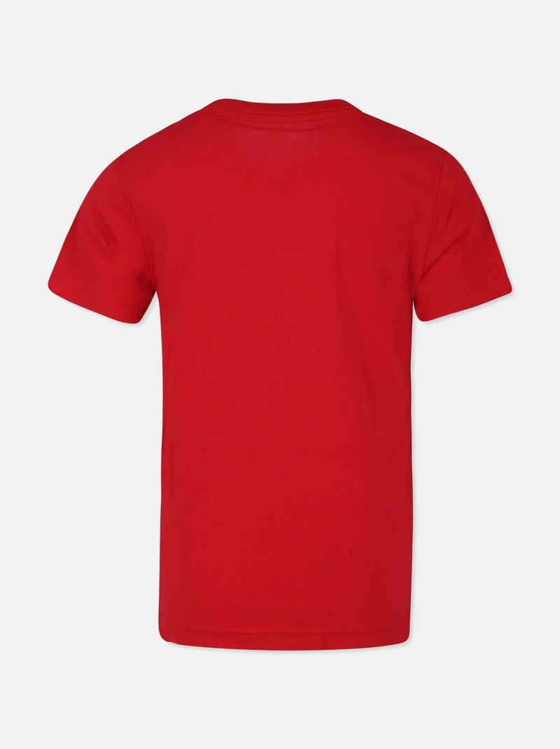 Tee Shirt Converse manches courtes Rouge - Kiabi