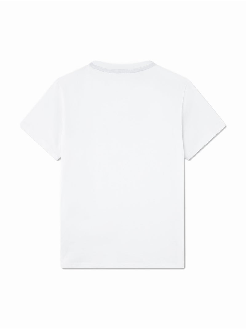 Tee Shirt Core tee - Lacoste Blanc - Kiabi