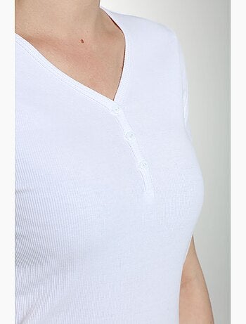 Tee shirt cotele manches courtes femme Drew | Gerard Pasquier