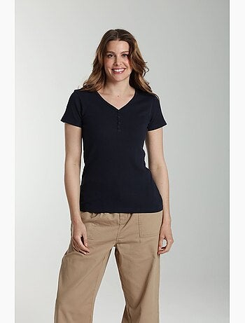 Tee shirt cotele manches courtes femme Drew | Gerard Pasquier