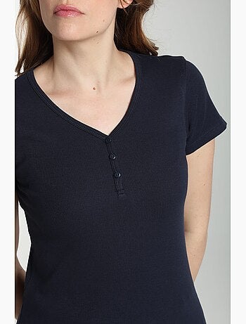 Tee shirt cotele manches courtes femme Drew | Gerard Pasquier